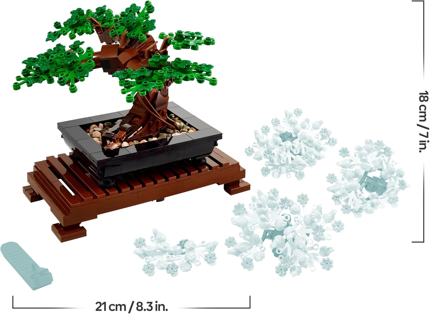 Lego Botanicals Albero Bonsai - Kit Piante Artificiali - immagine 7