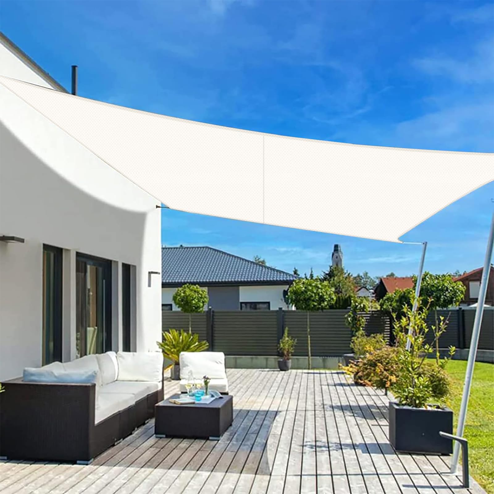 Love Story Vela Ombreggiante Rettangolare 3.5x4.5m Beige