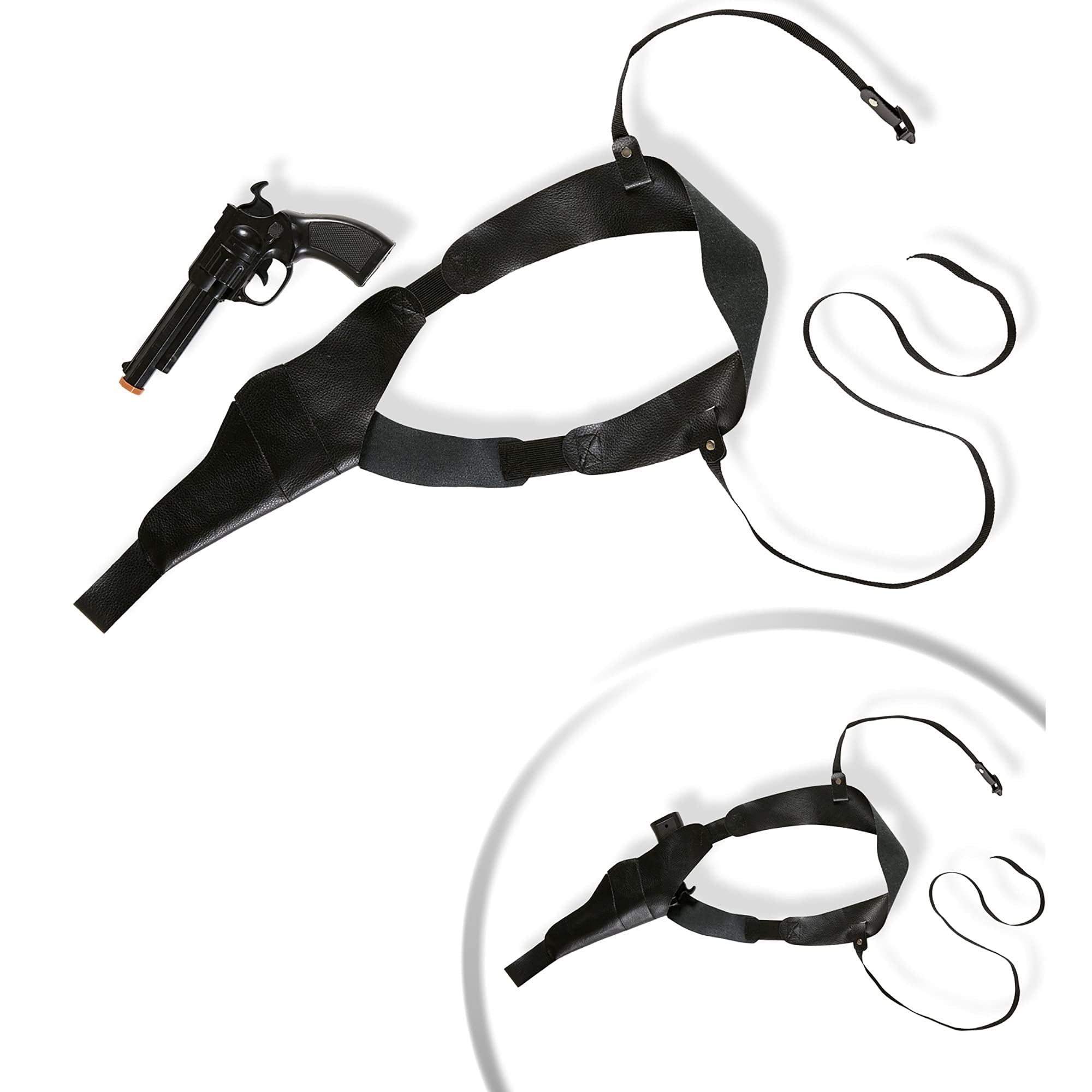 WIDMANN 04116 Adult Gangster Shoulder Holster with Gun