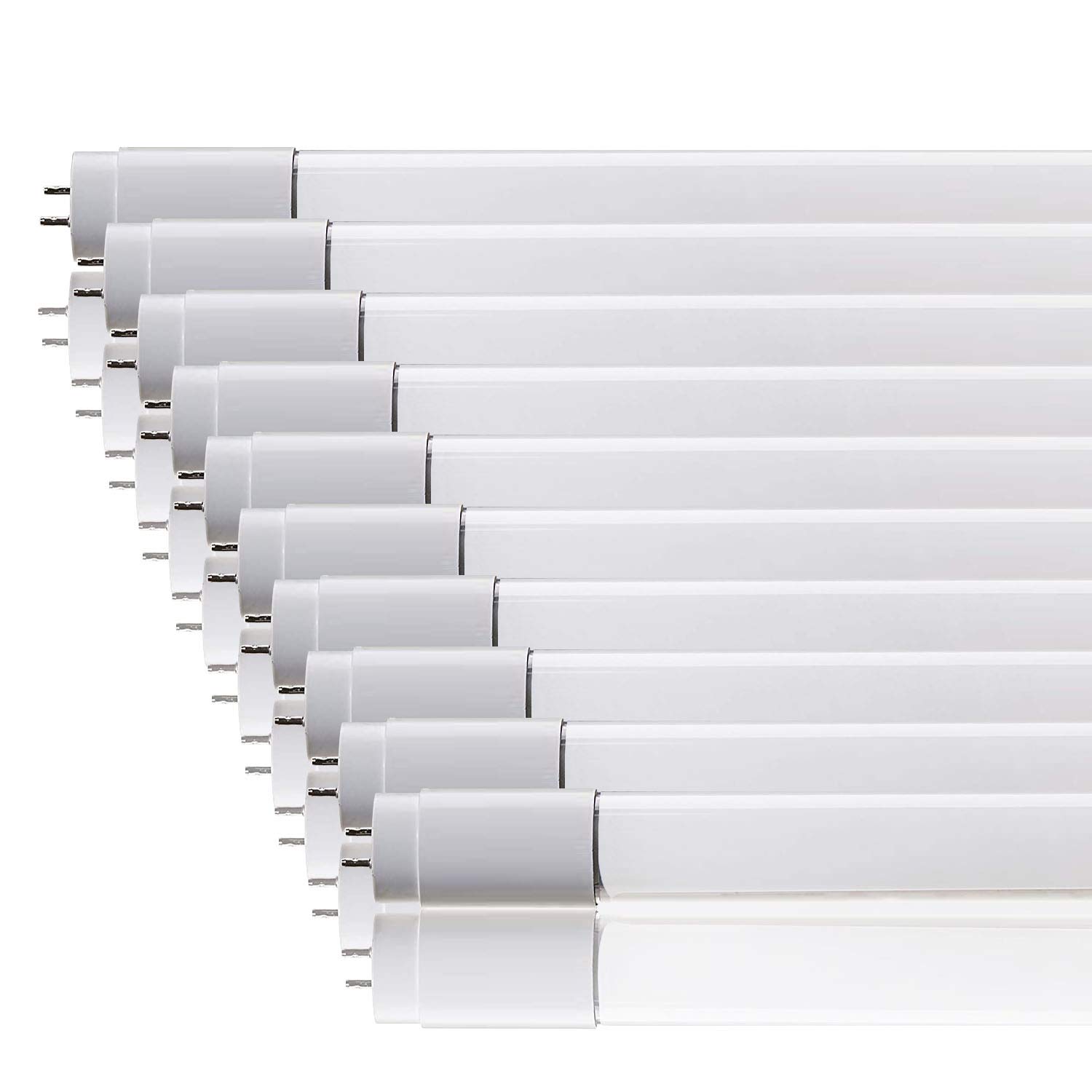 Set 10 Tubi LED 120cm T8 G13 18W, Bianco Freddo