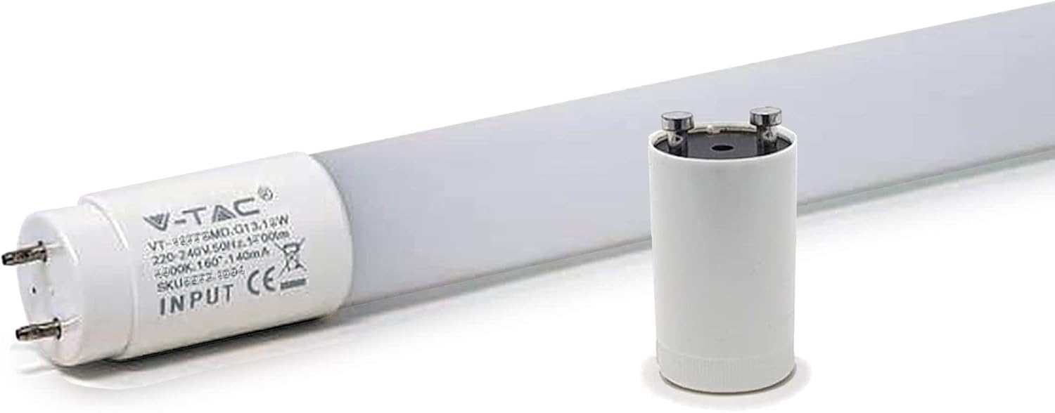 Set 10 Tubi LED 120cm T8 G13 18W, Bianco Freddo - immagine 2