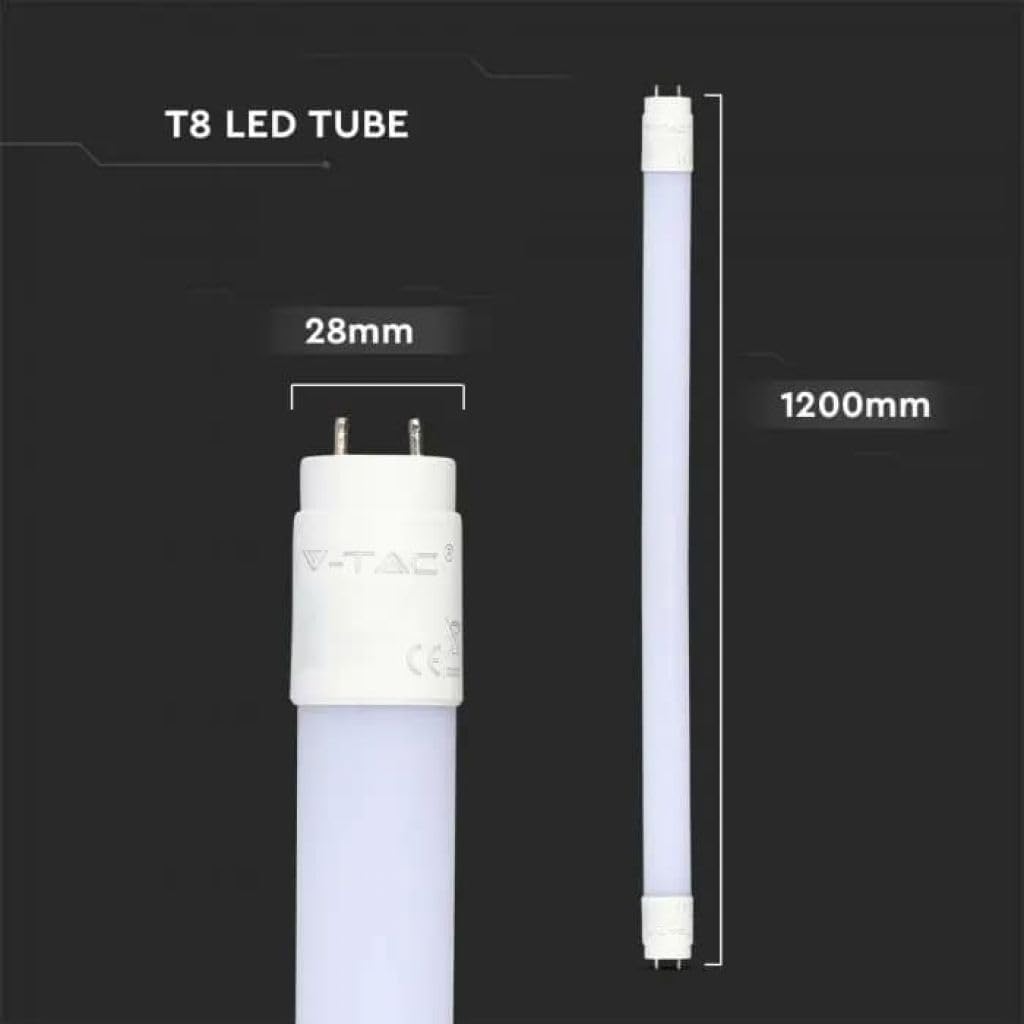 Set 10 Tubi LED 120cm T8 G13 18W, Bianco Freddo - immagine 4