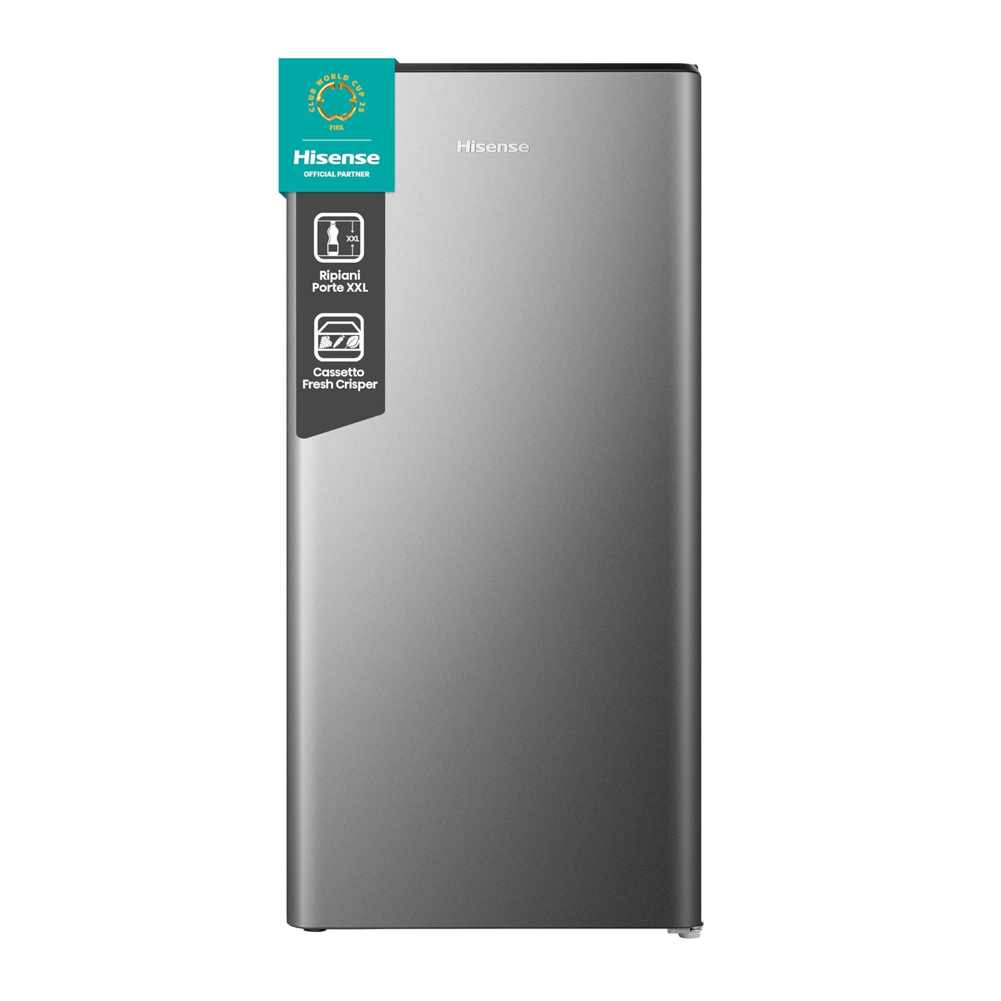 Hisense Frigorifero Monoporta 150 Litri, Silver