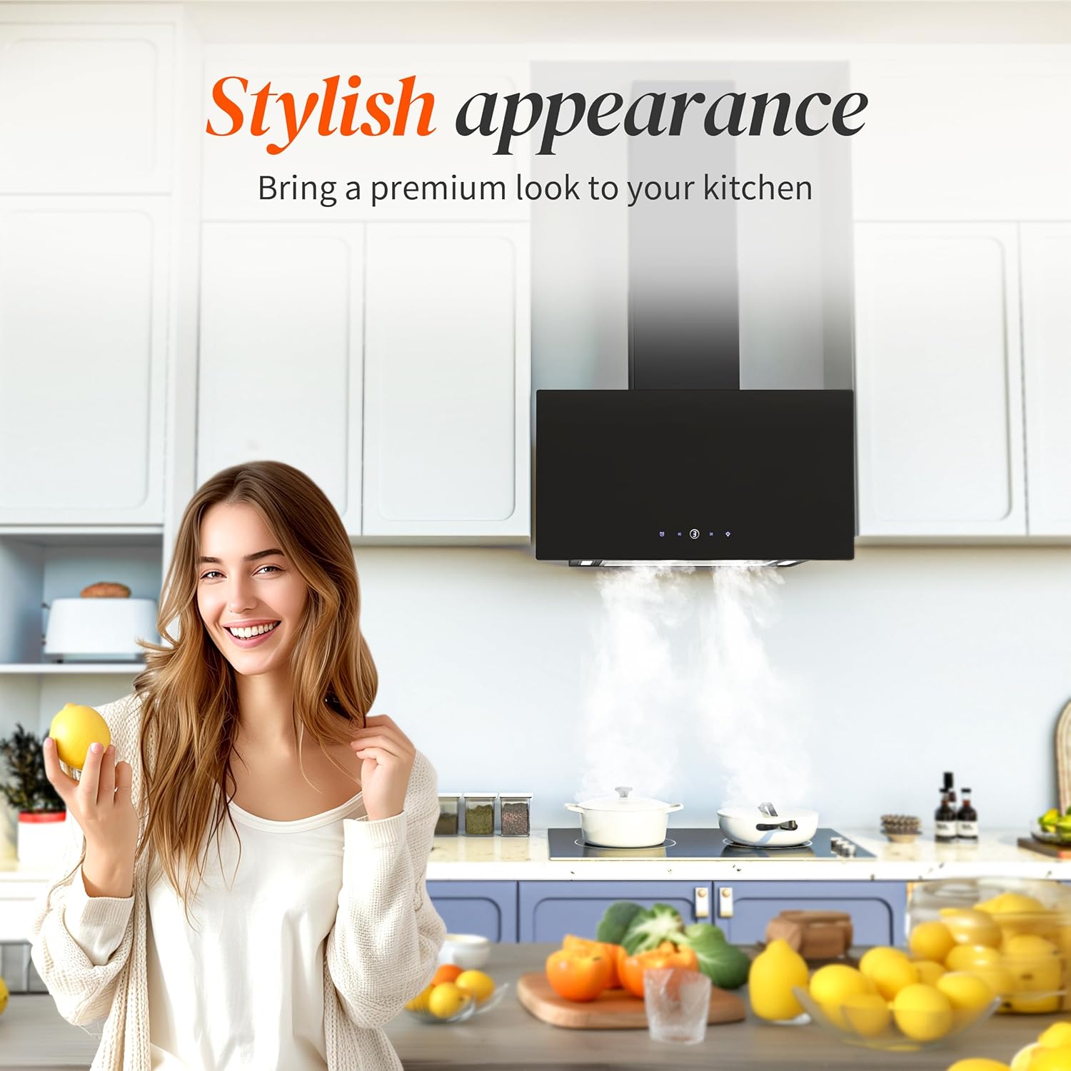 Firegas Cappa Aspirante 60 cm con Motore DC Brushless - immagine 2