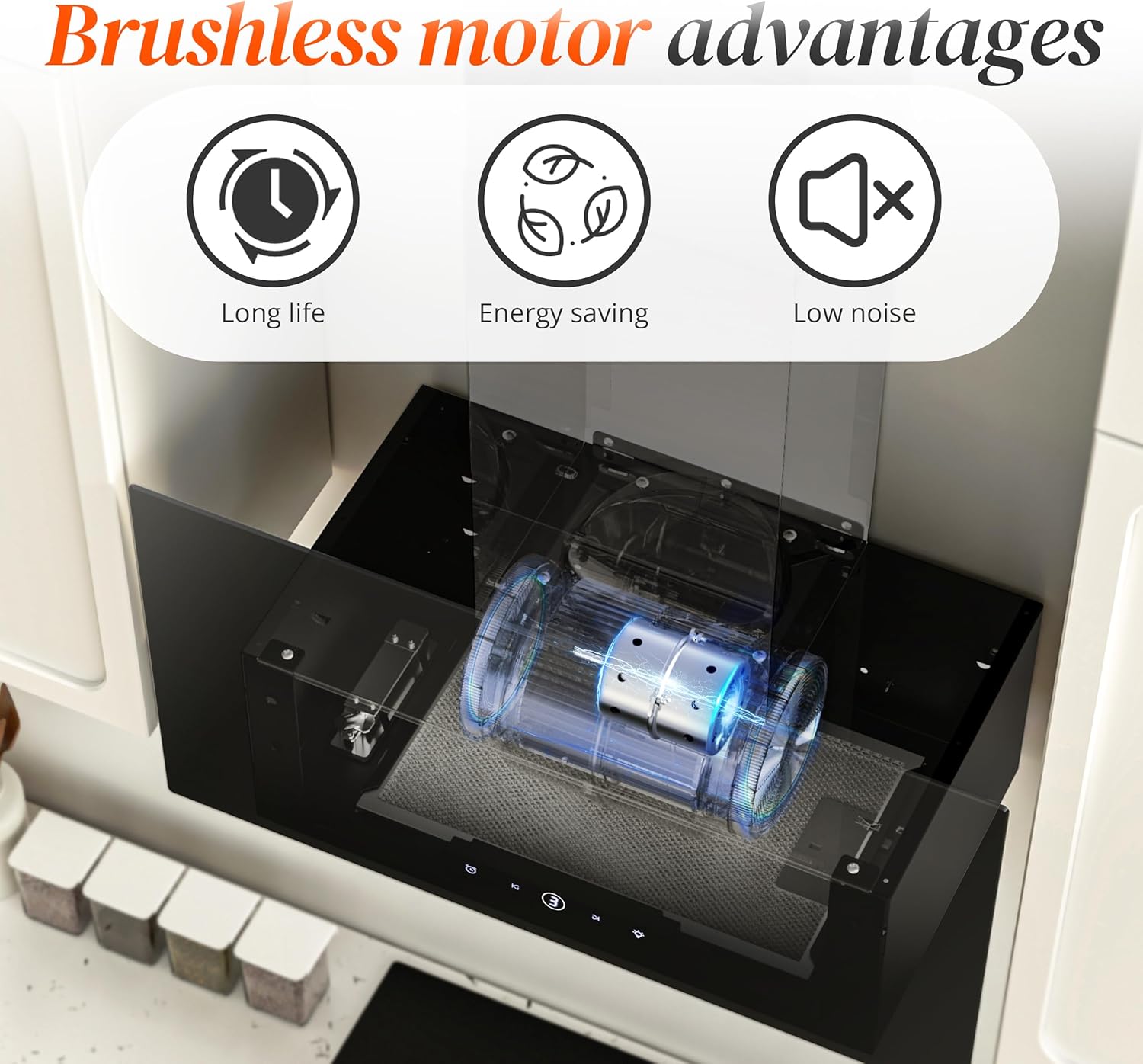 Firegas Cappa Aspirante 60 cm con Motore DC Brushless - immagine 6