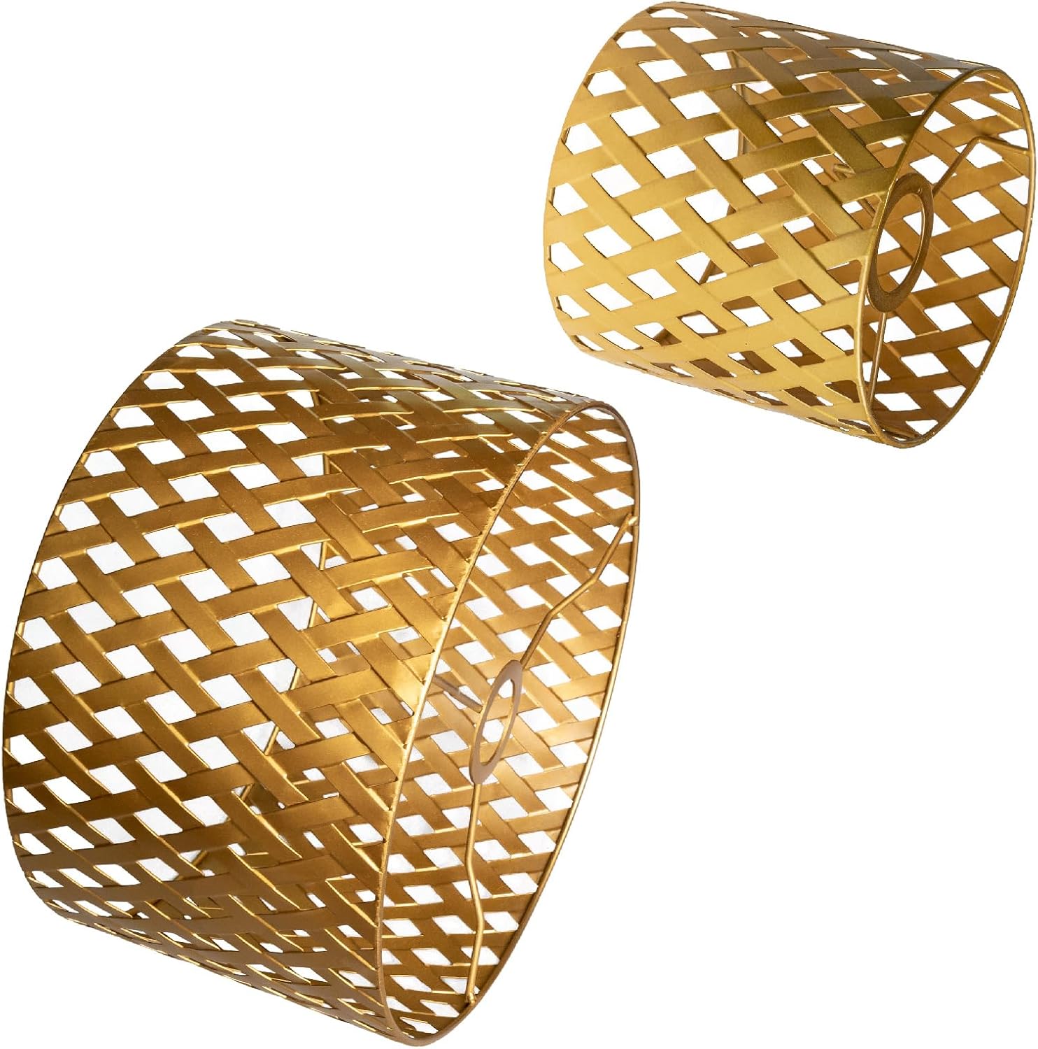 Osasy Set 2 Paralumi a Sospensione Vintage in Metallo - immagine 1