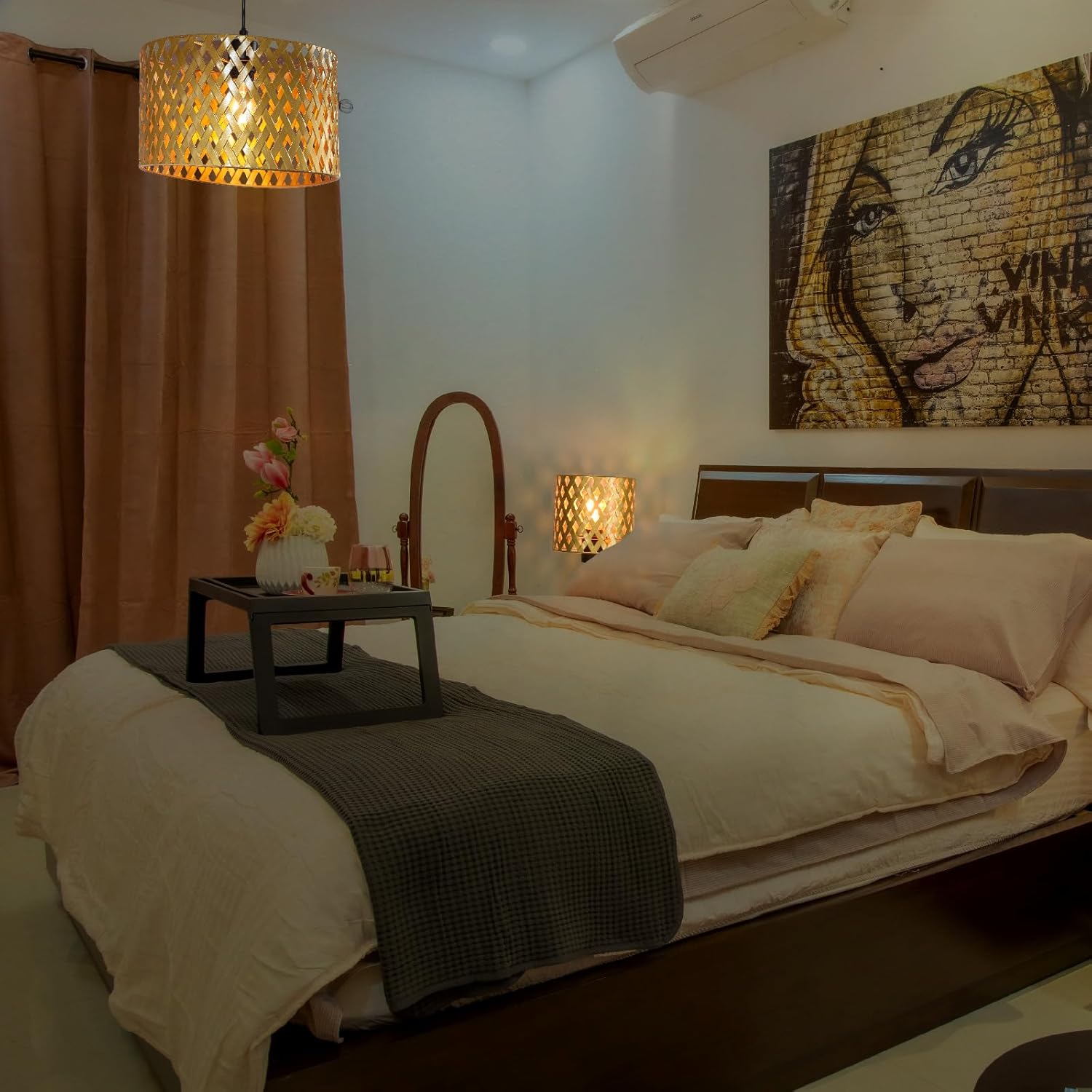 Osasy Set 2 Paralumi a Sospensione Vintage in Metallo - immagine 6