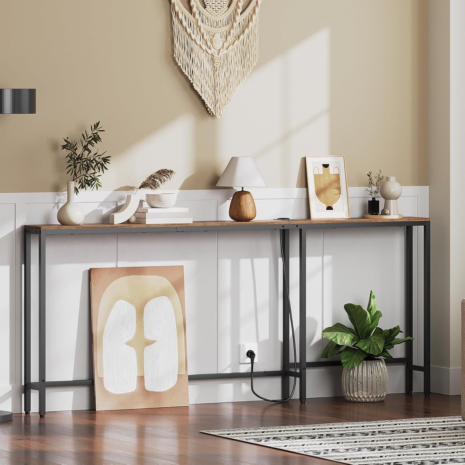 Tavolo Console 15cm con 2 Prese e 2 Porte USB - immagine 7