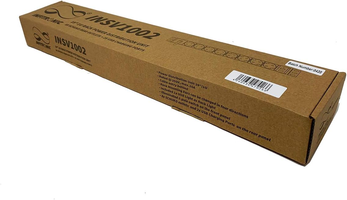 Infitronic INSV1002A - PDU Ciabatta Rack 19 pollici 1U - immagine 7