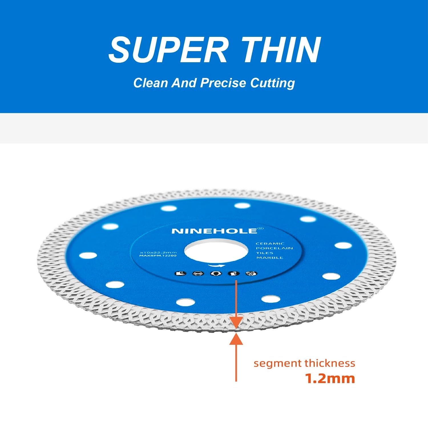 Set 2 Dischi da Taglio Diamantati 115 mm Extra Sottili - immagine 3