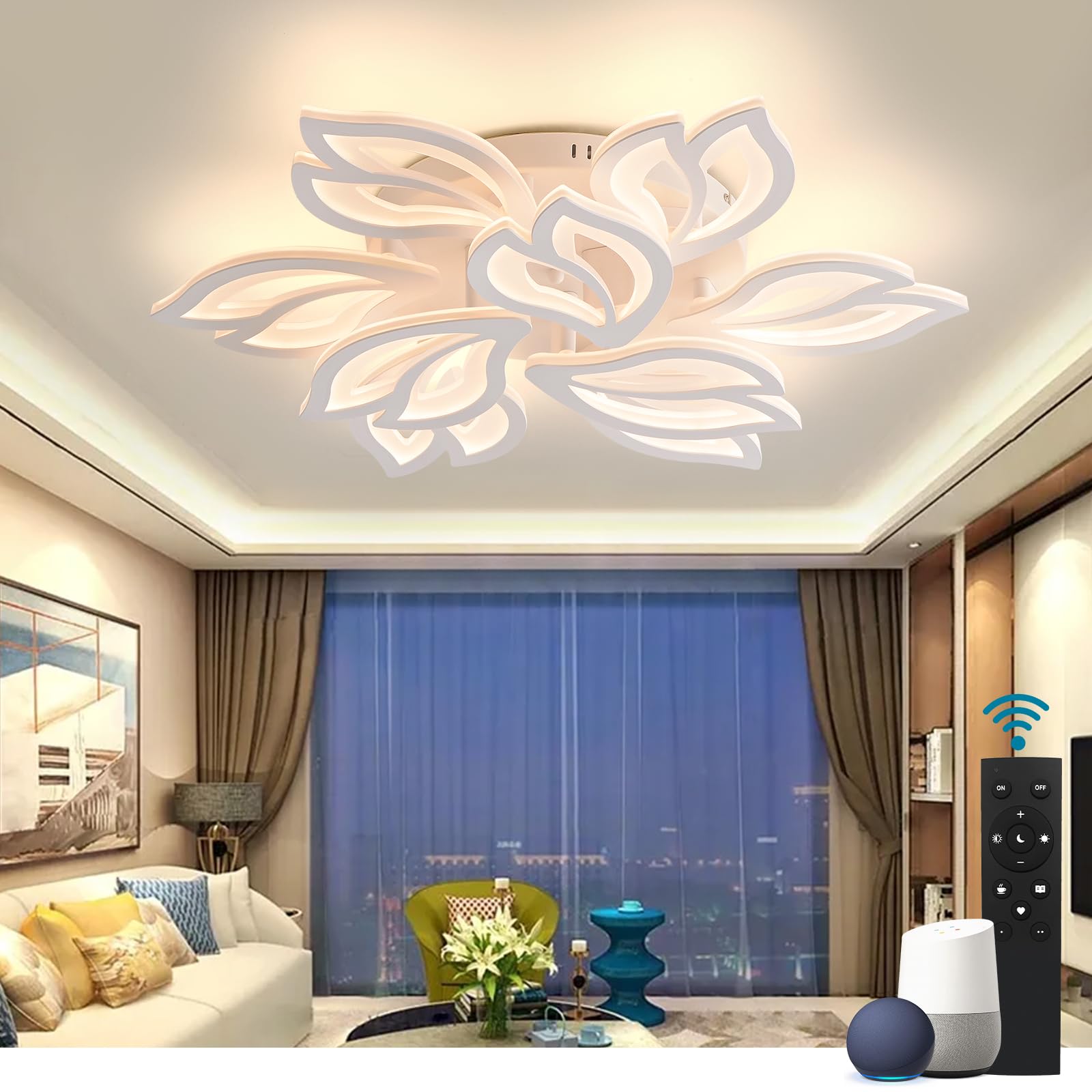 Sky Angle Plafoniera LED Soffitto con ALEXA e Google Home
