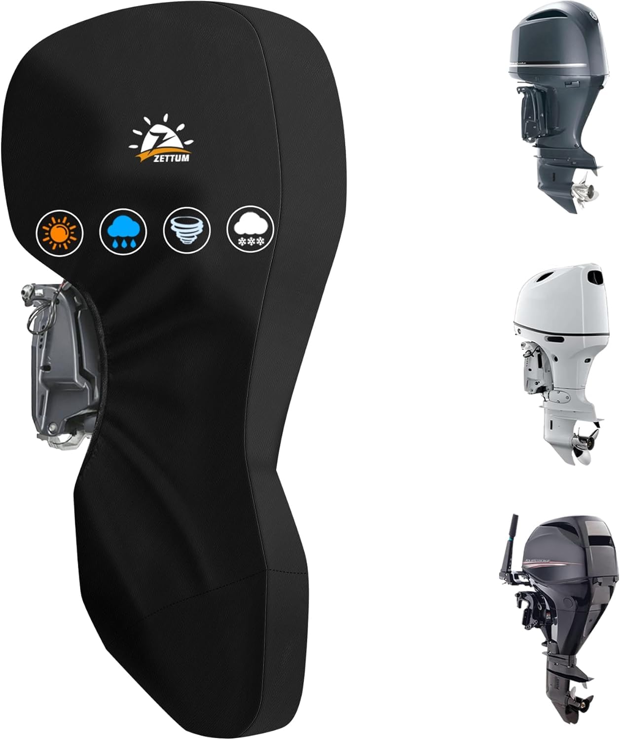 Zettum Copertura Motore Fuoribordo 250-300 HP