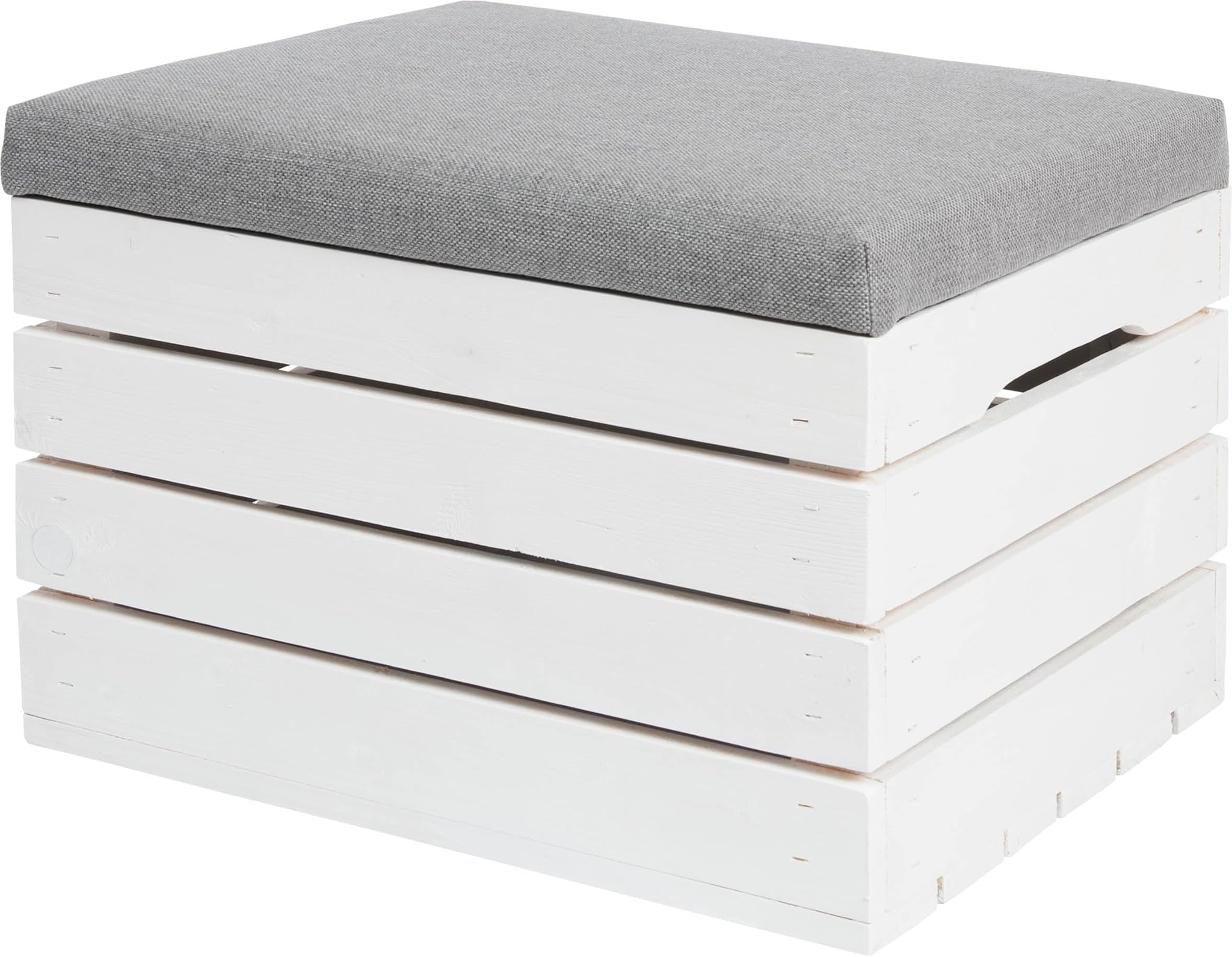 polwood Cassapanca Imbottita 2 in 1 con Spazio, 50x40x35cm