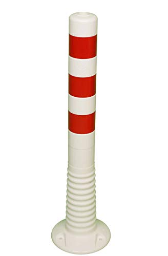 Posti flessibili – Elasto- (30-100 cm, diversi colori), 750mm, bianco/rosso., 1