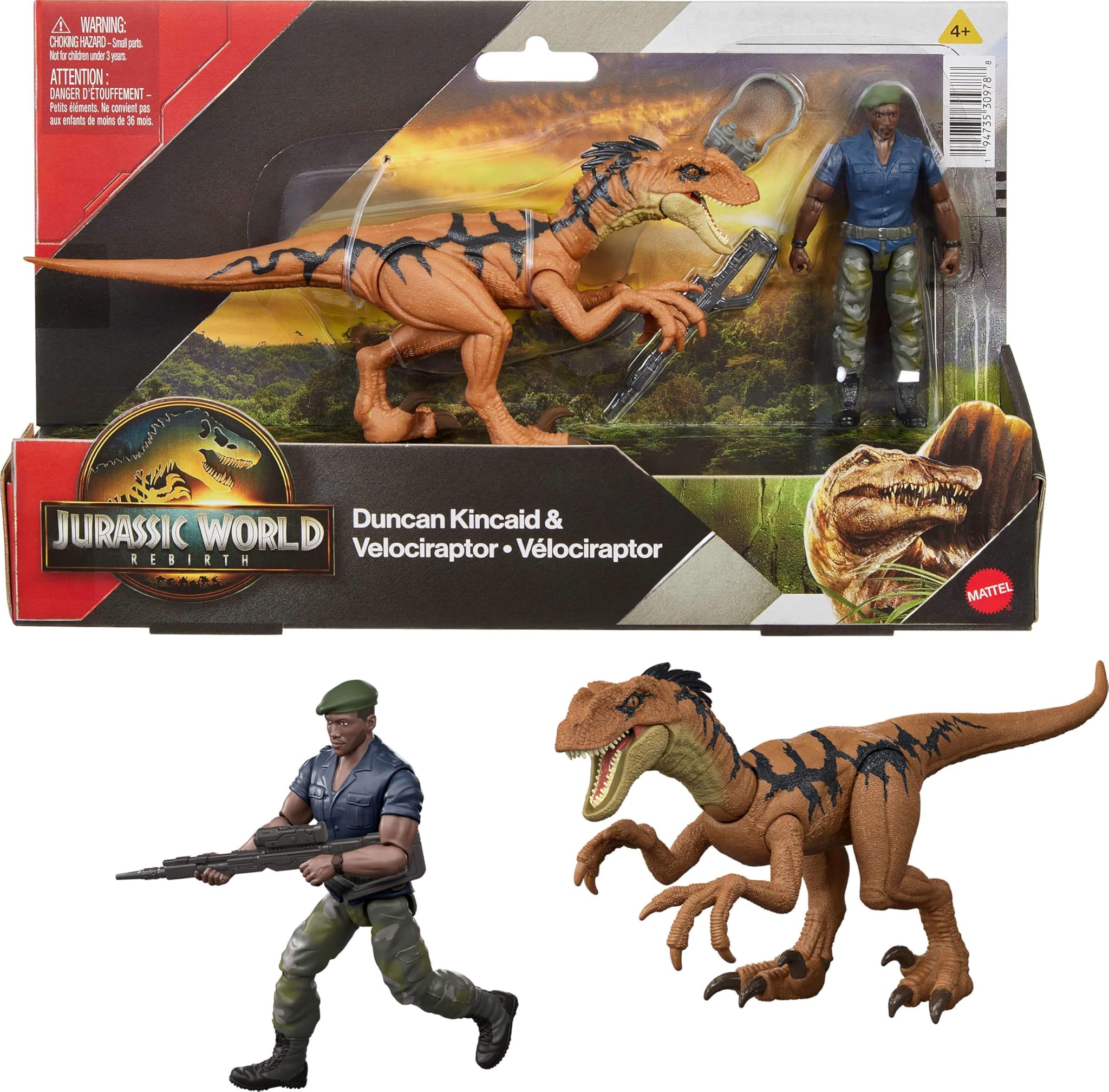 Mattel Jurassic World Saga Human Dino Pack 3