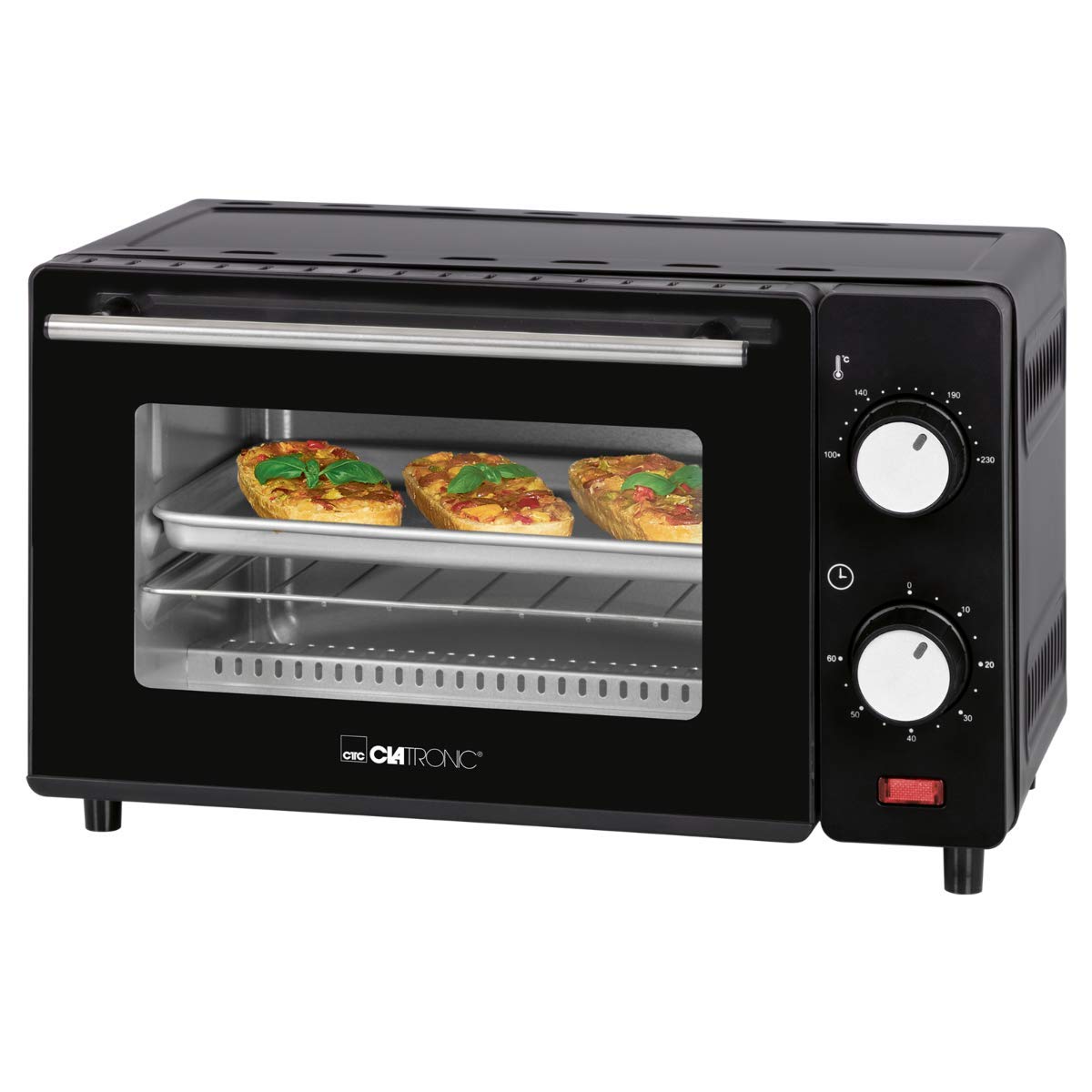 Clatronic MB 3746 - Mini Forno 8 Litri, Nero