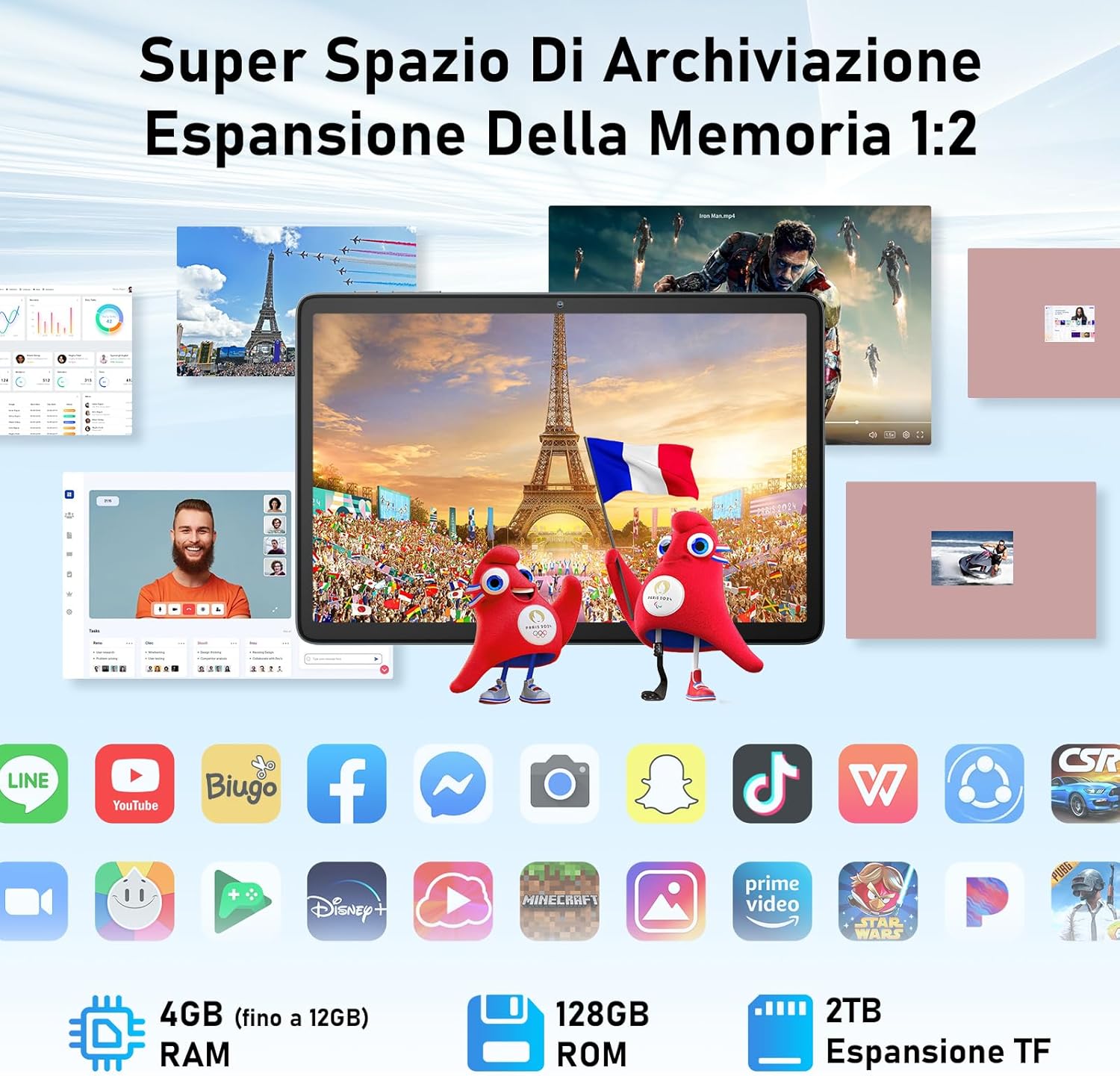 Blackview Tab60 WiFi Tablet Android 15 10 Pollici - immagine 5