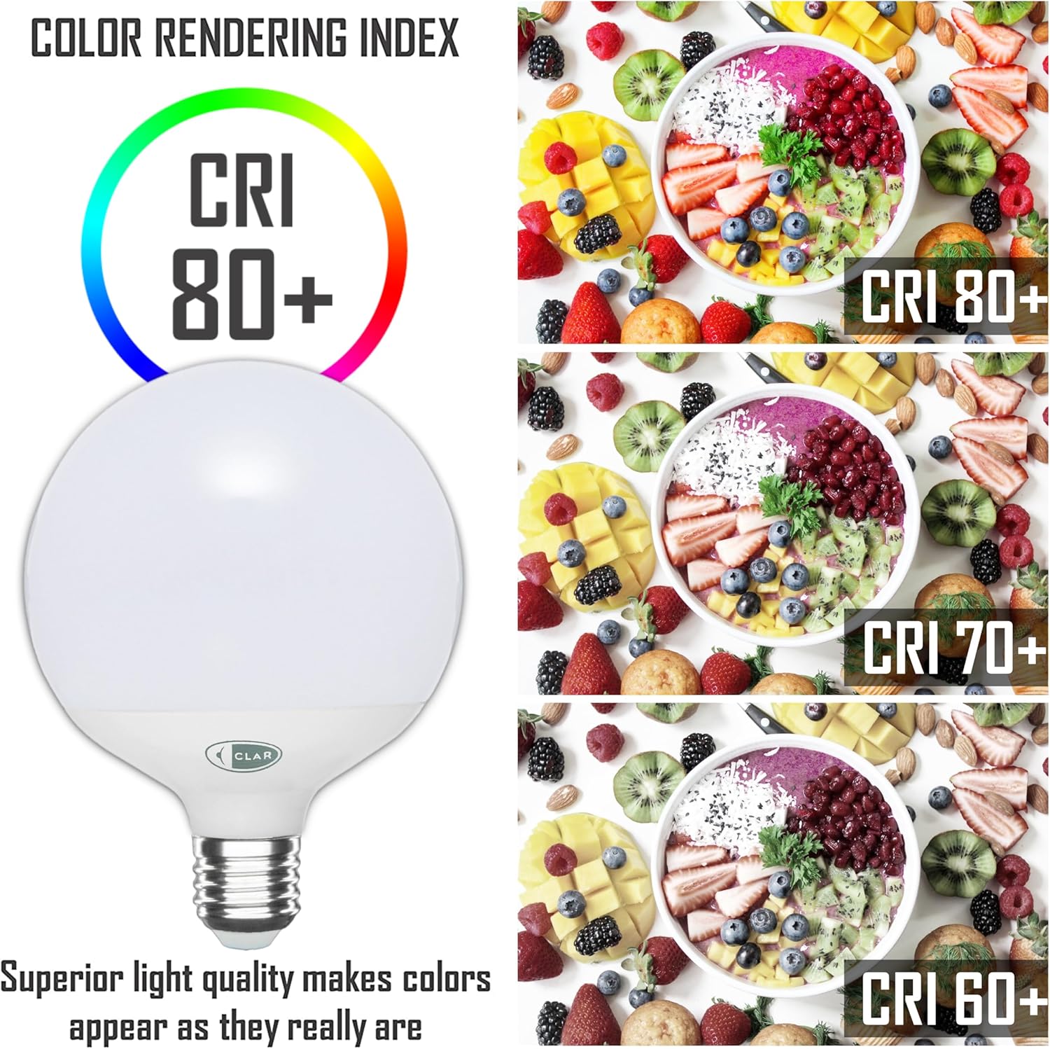 Clar Lampadine LED E27 Sfera Grande 15W (Pack 6) - immagine 6