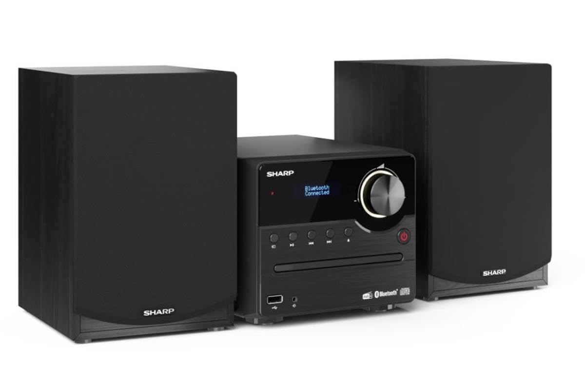 Sharp XL-B517D (BK) - Sistema Audio Stereo 45W, Nero