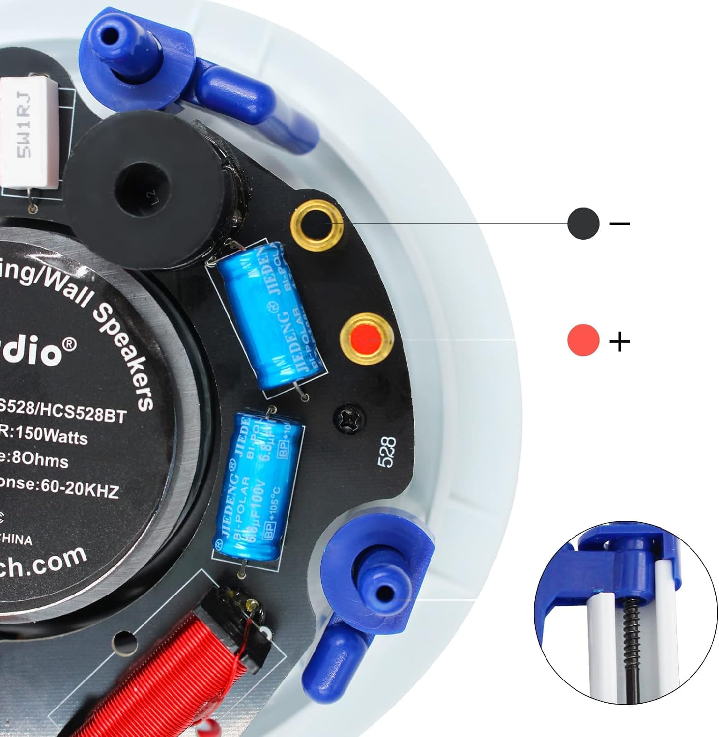 Herdio Altoparlante da Soffitto 5.25 pollici 300W - immagine 8