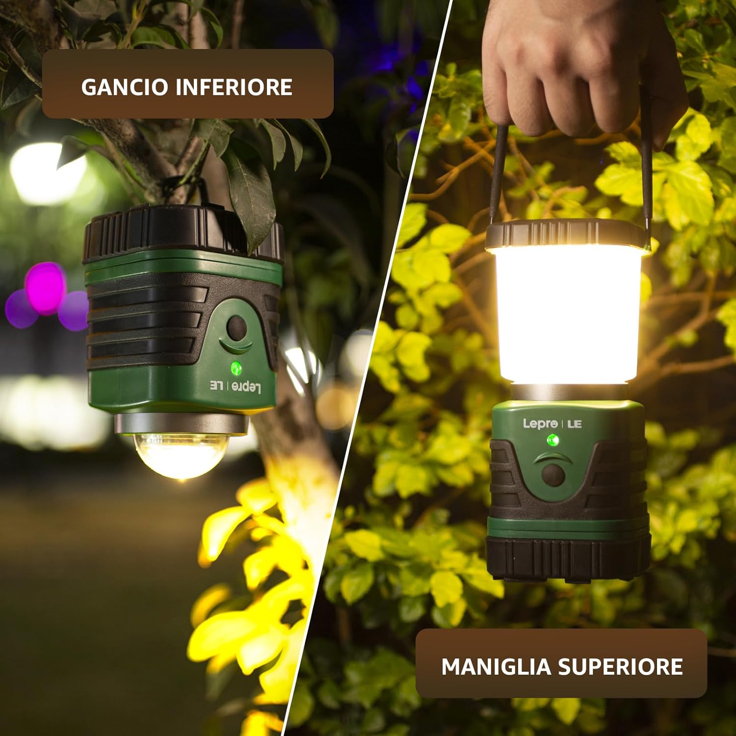 Lepro Lampada LED da Campeggio Ricaricabile (Pacco da 2) - immagine 7
