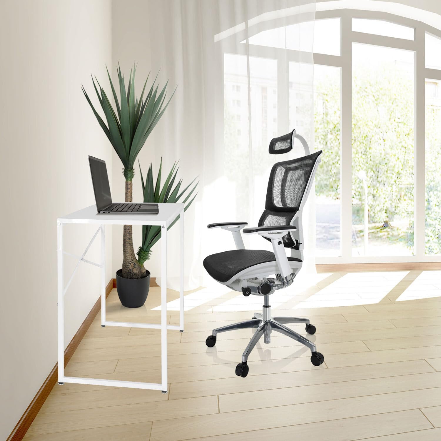 Scrivania Bianca Easy UP H 78x46 cm - immagine 5