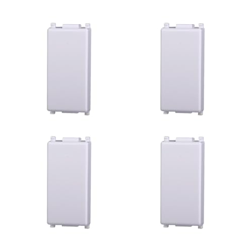 Elektronova Falso Polo Bianco compatibile Vimar Plana 8 Pezzi