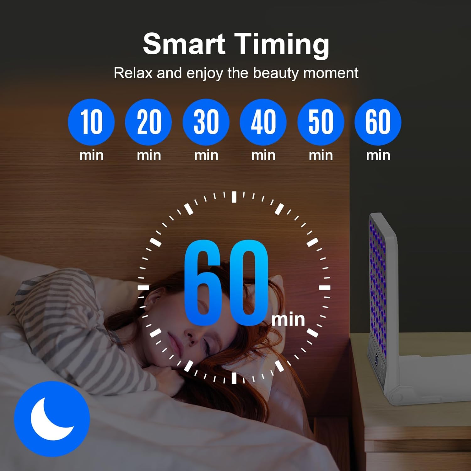 Lampada di Bellezza a Infrarossi con Luce Rossa e Blu - immagine 2