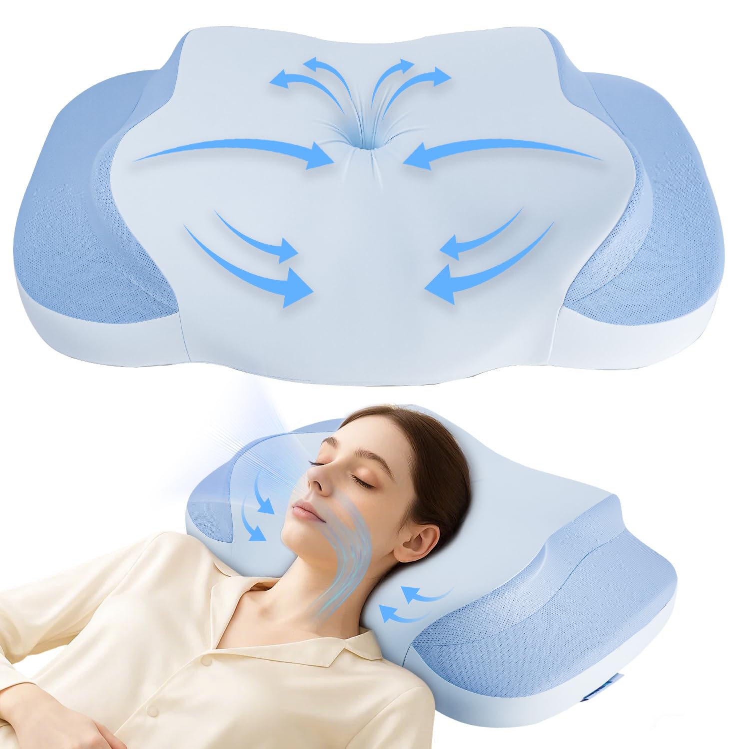 Idea Cuscino Ortopedico in Memory Foam