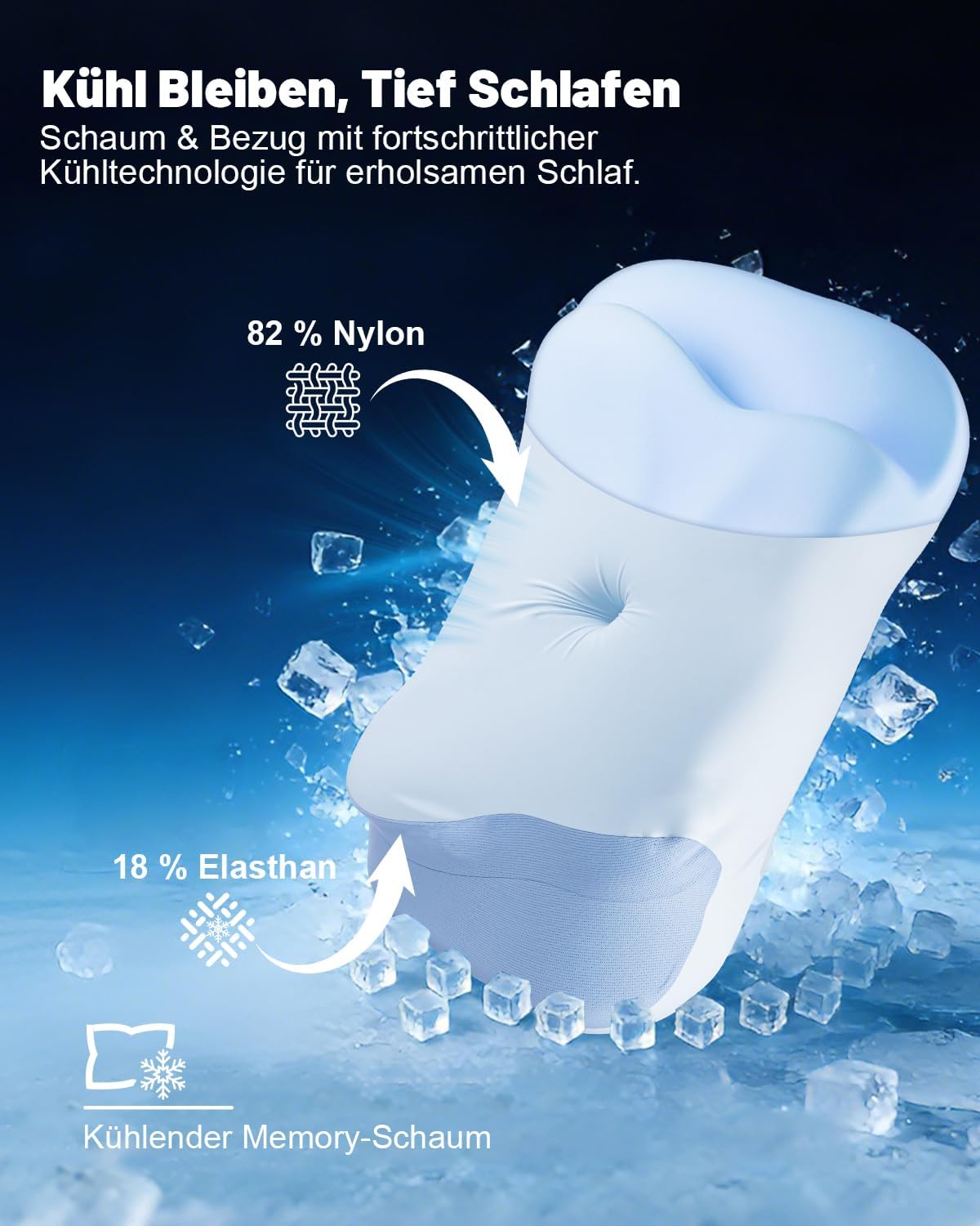 Idea Cuscino Ortopedico in Memory Foam - immagine 5