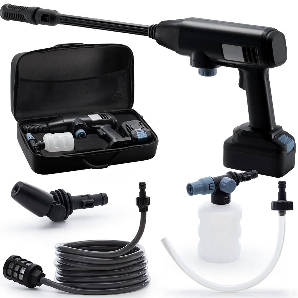 Trisruvian Idropulitrice a Batteria Portatile 5Mpa