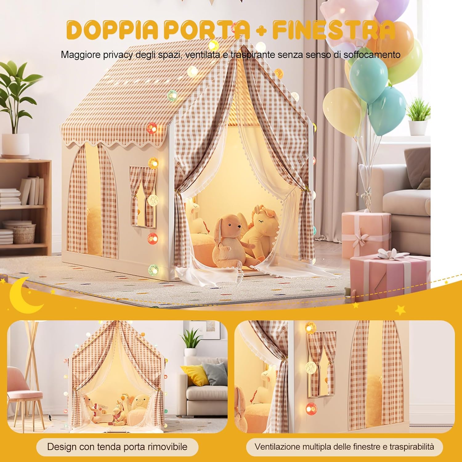 Ergocar Tenda Per Bambini da Interno ed Esterno - immagine 4
