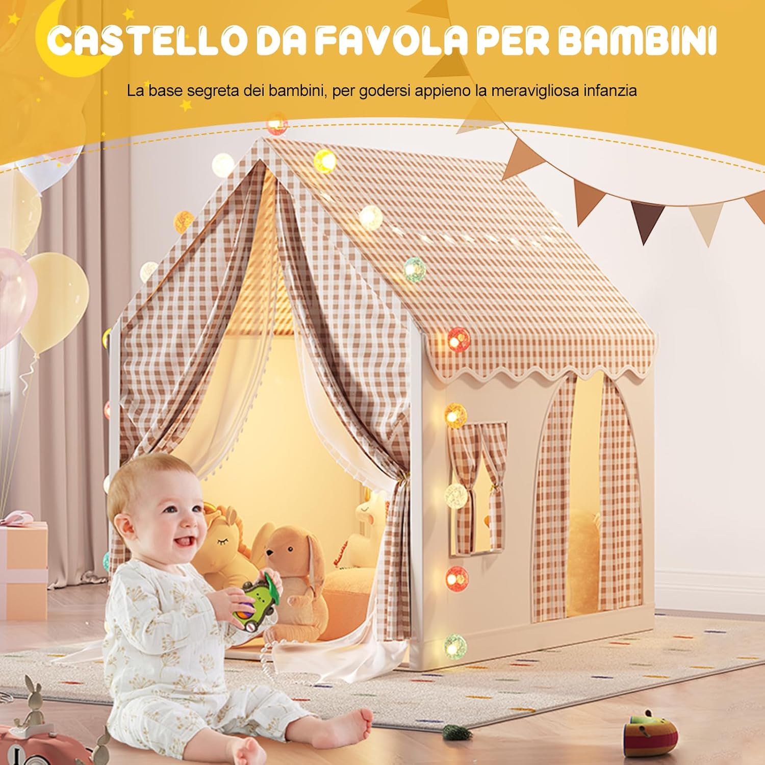 Ergocar Tenda Per Bambini da Interno ed Esterno - immagine 5