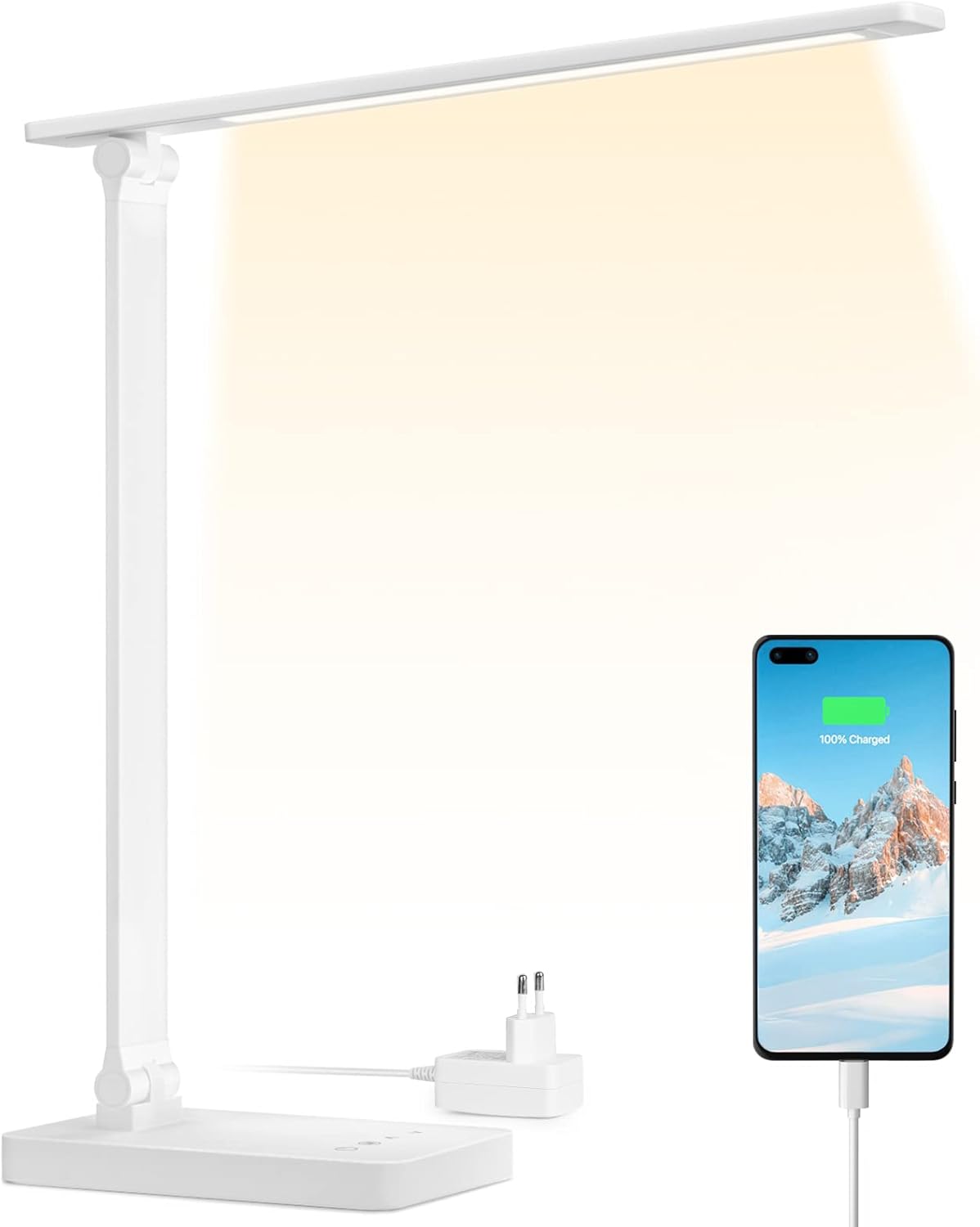 Lepro Lampada da Tavolo LED 15W Ricaricabile USB - immagine 1