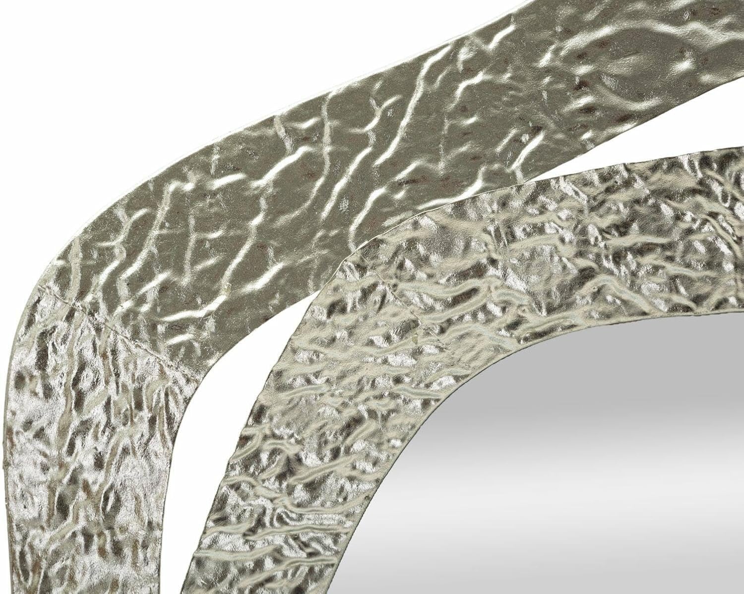 Dmora - Specchio Abacaxis da Parete 66x75cm, Argento - immagine 4