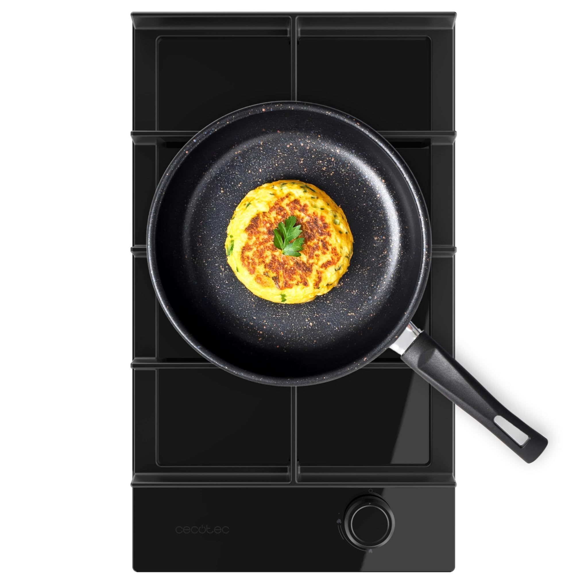 Cecotec Piano Cottura a Gas 1 Fuoco Bolero Squad G 1400F