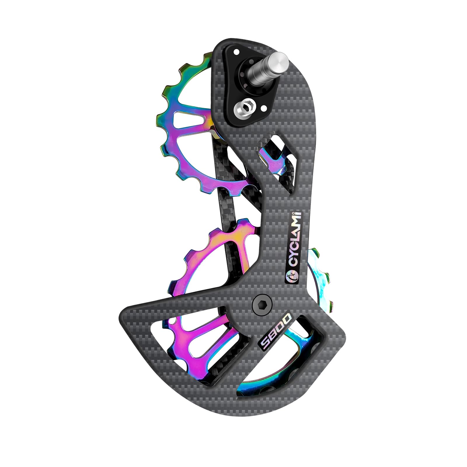 Deragliatore Posteriore in Fibra di Carbonio per SHIMANO