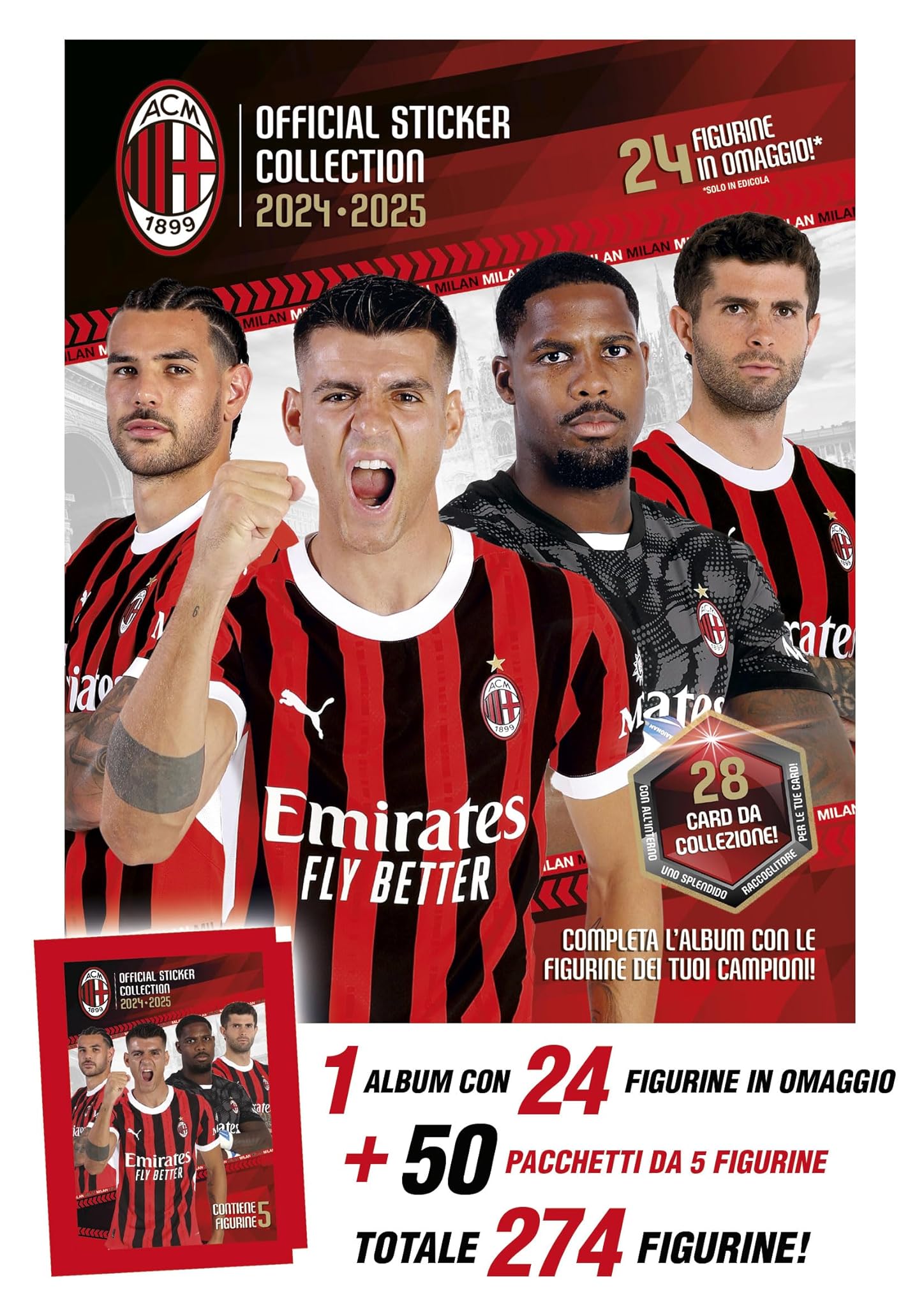 EURO PUBLISHING Album Figurine Milan 2024-2025