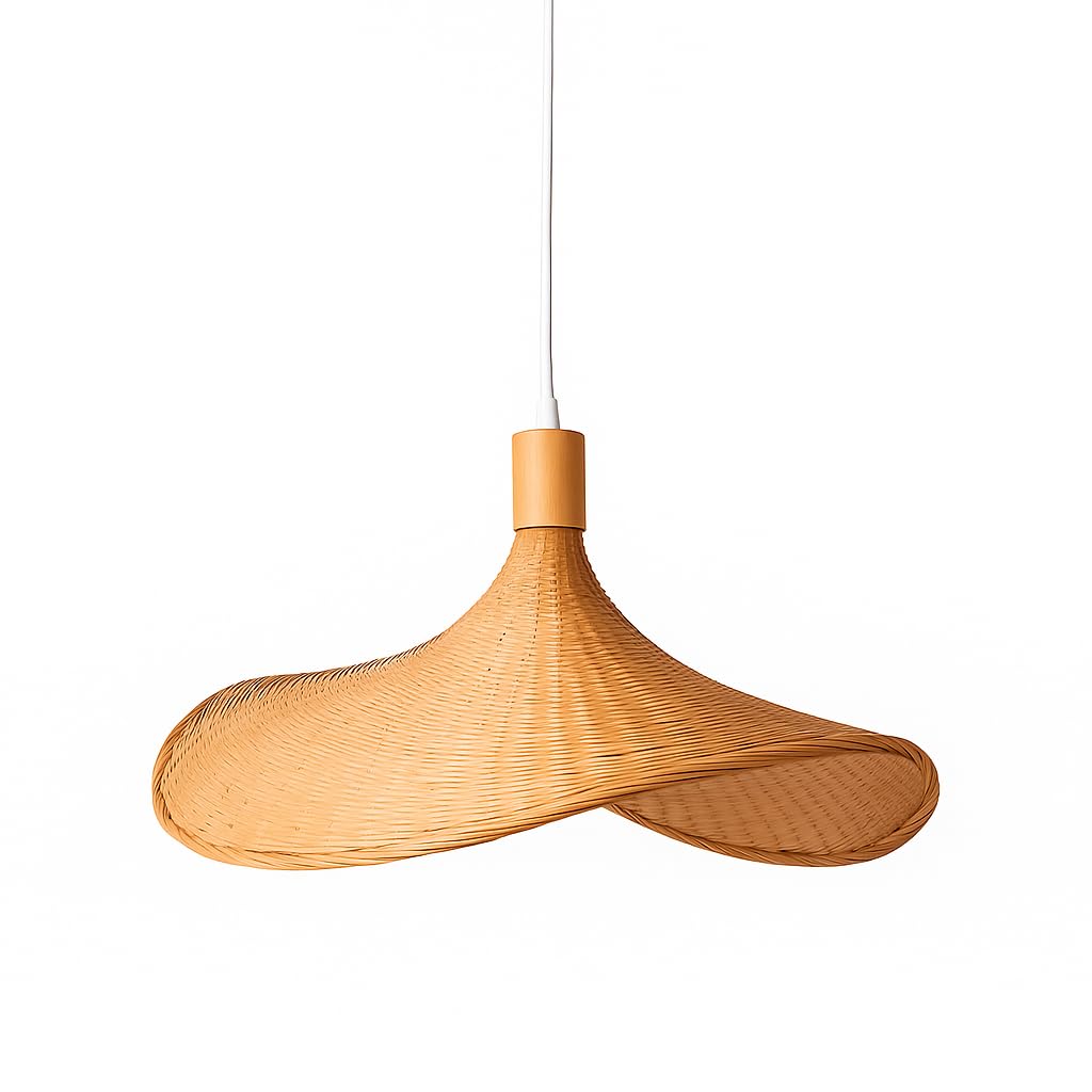 Lampada a sospensione in vimini "Bellas"