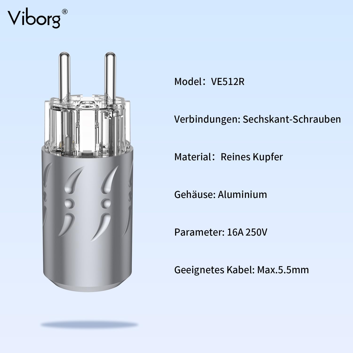 Viborg Spina Schuko High End HiFi C15 - immagine 3