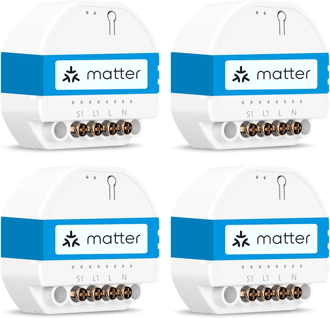 Meross Interruttore WiFi Matter MSS815 (4 Pcs) - immagine 1