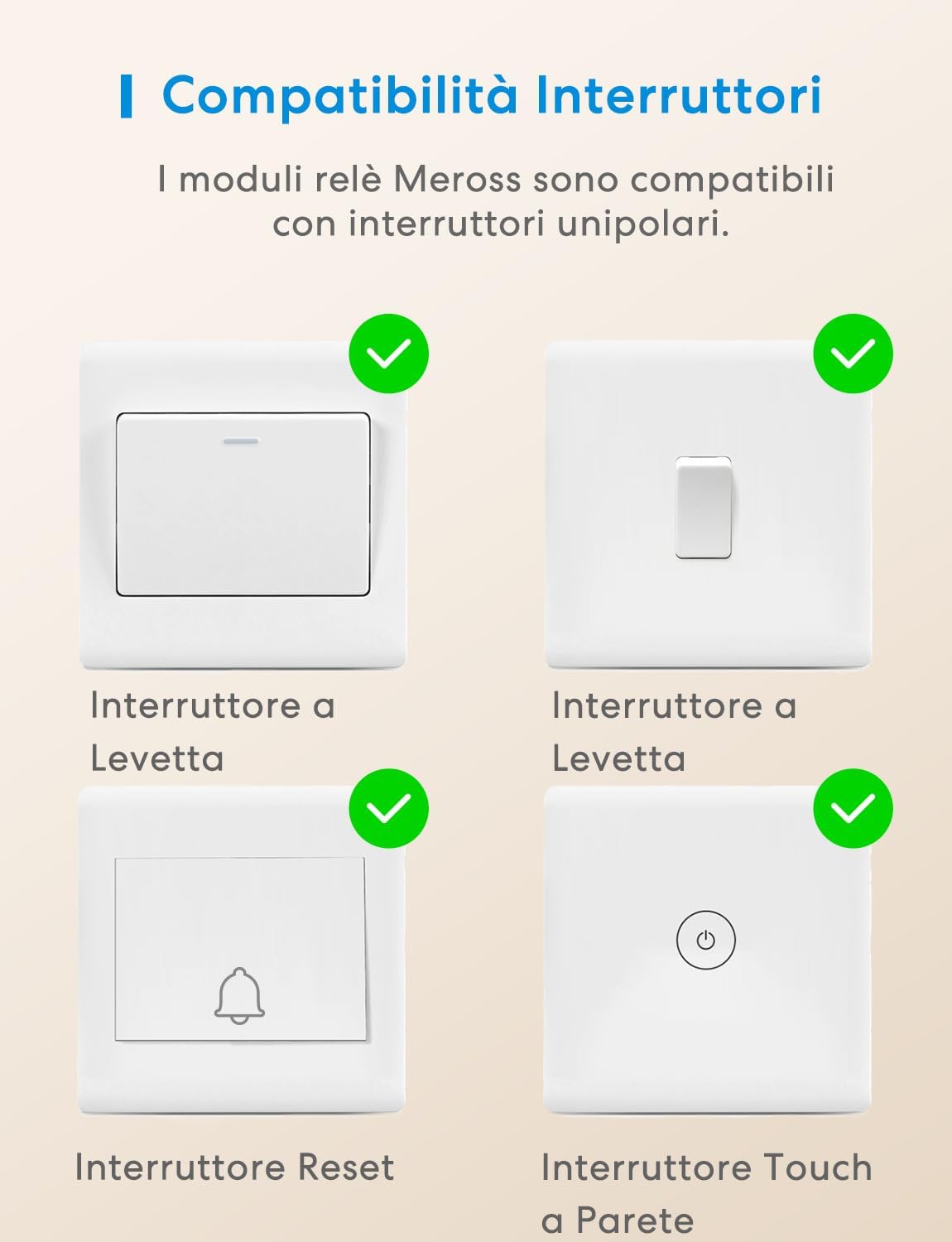 Meross Interruttore WiFi Matter MSS815 (4 Pcs) - immagine 6