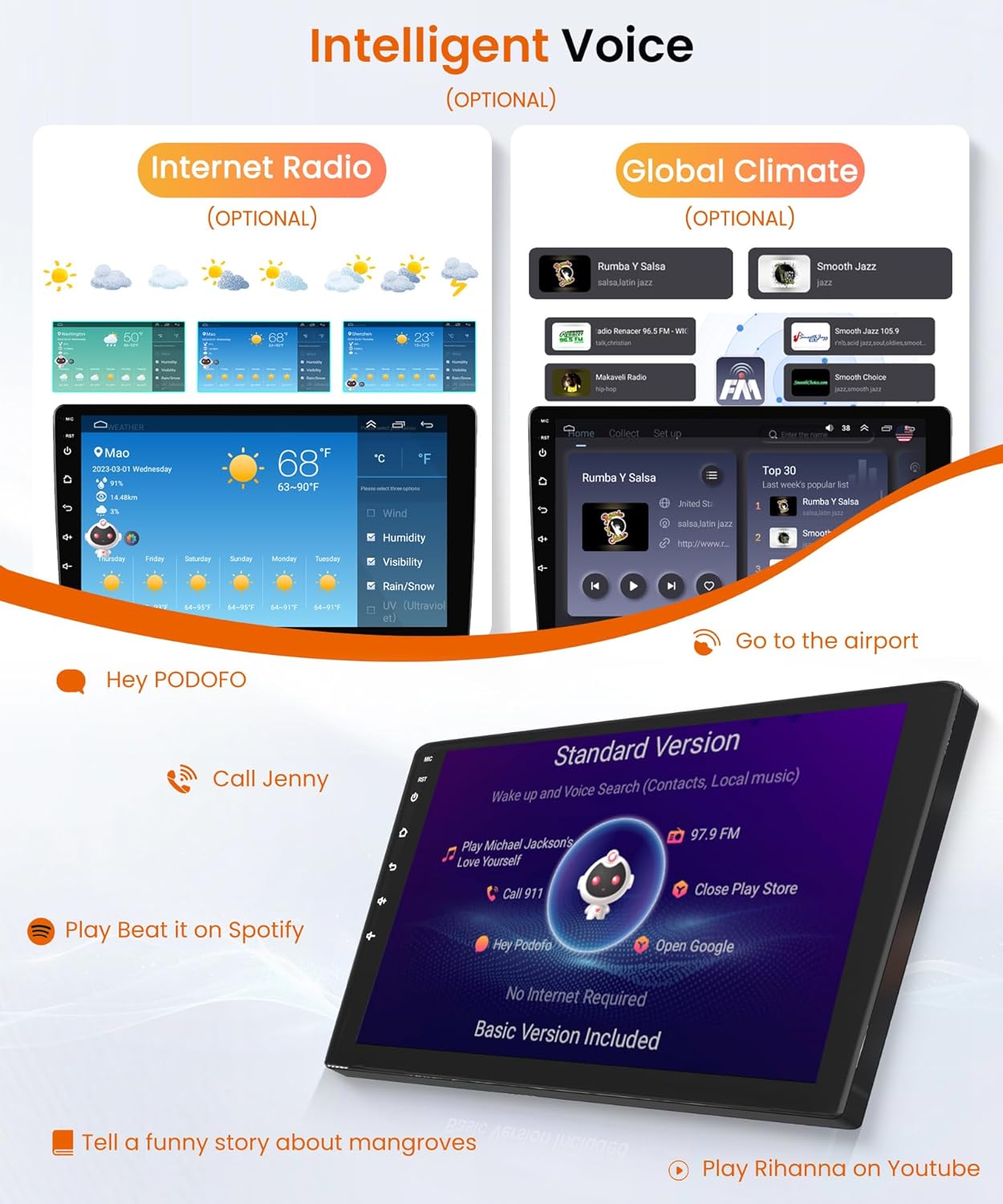 Android Autoradio 9" per Toyota RAV4 2007-2012 - immagine 7