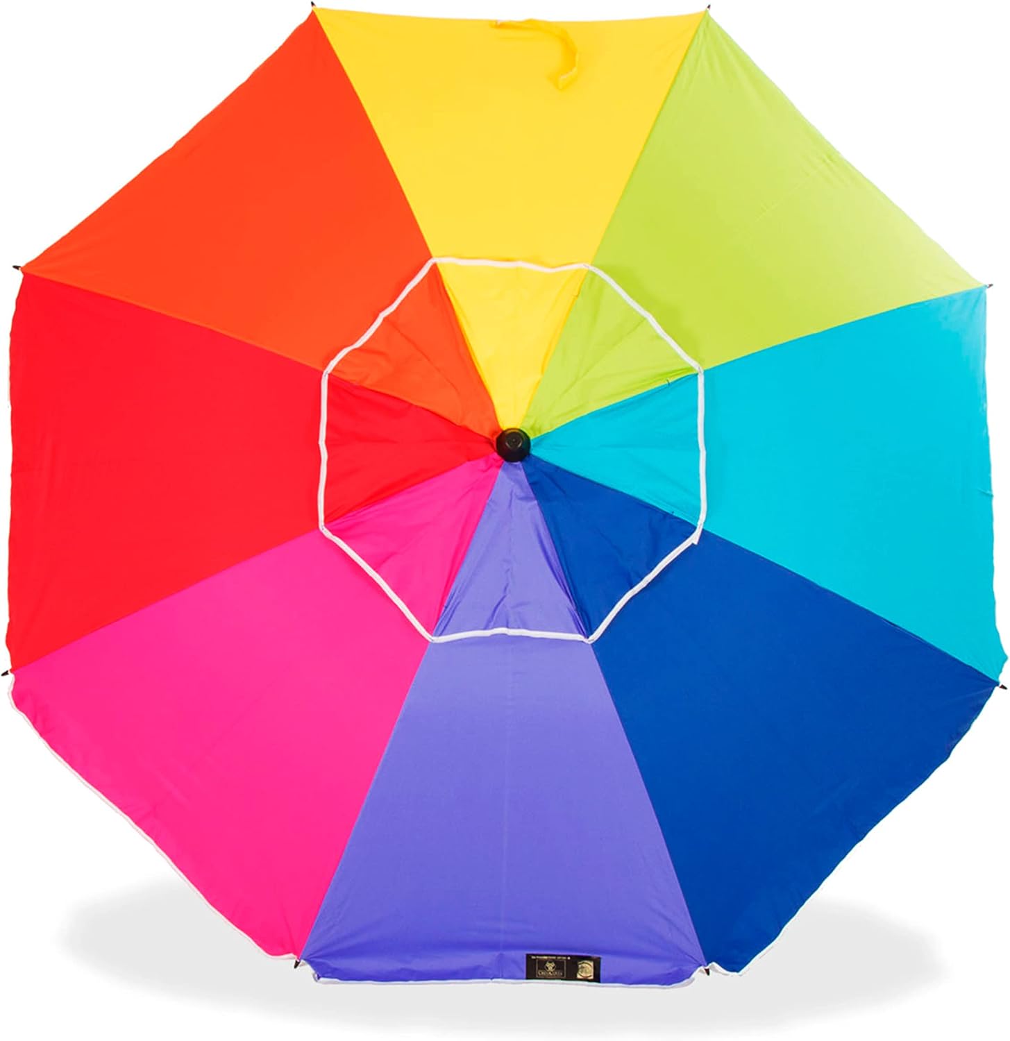 Ombrellone da Spiaggia 200 cm con Spirale e Palo Viaggio - immagine 1