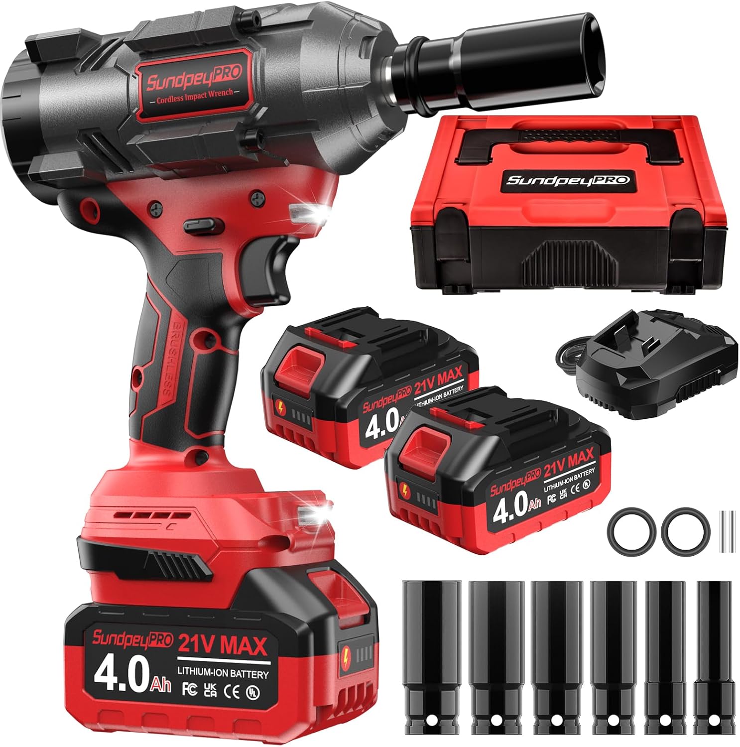 Sundpeypro Avvitatore a Impulsi 1500Nm 21V Brushless - immagine 1