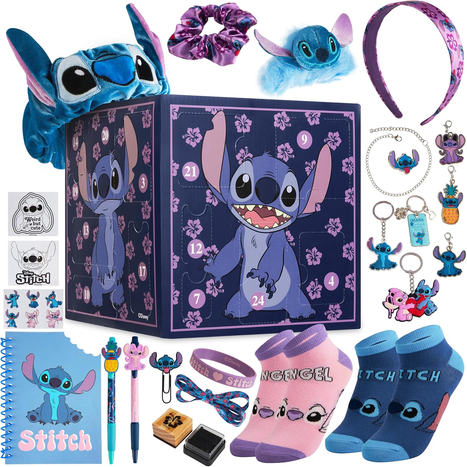Disney Stitch Calendario Avvento 2024 - Cubo Cancelleria - immagine 1