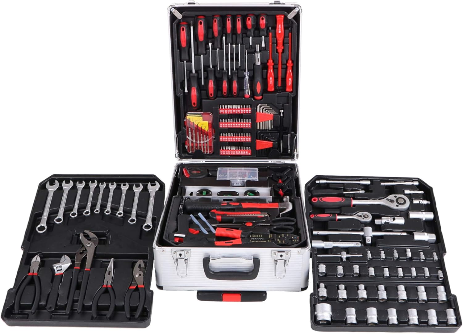 HOME Valigetta Attrezzi 299 Pezzi in Alluminio - immagine 1