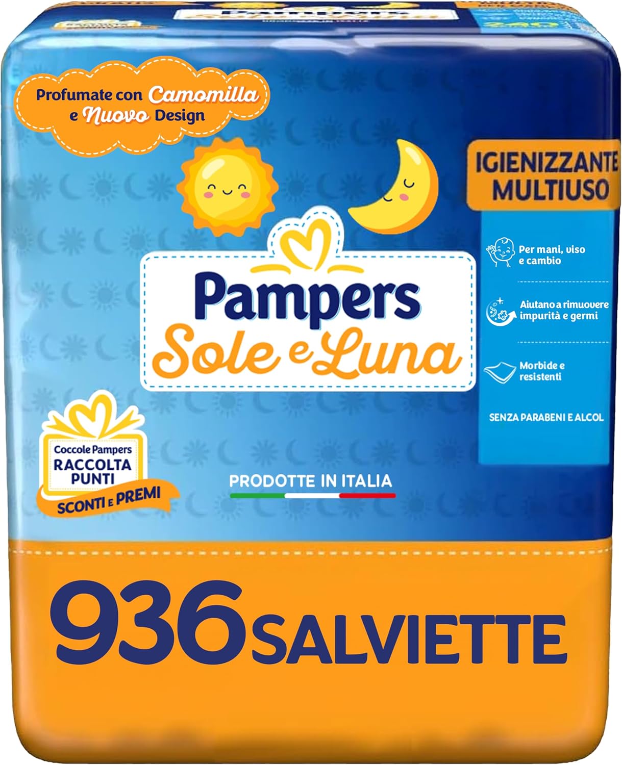 Pampers SALVIETTE Sole e Luna Profumate 936 Salviette - immagine 1