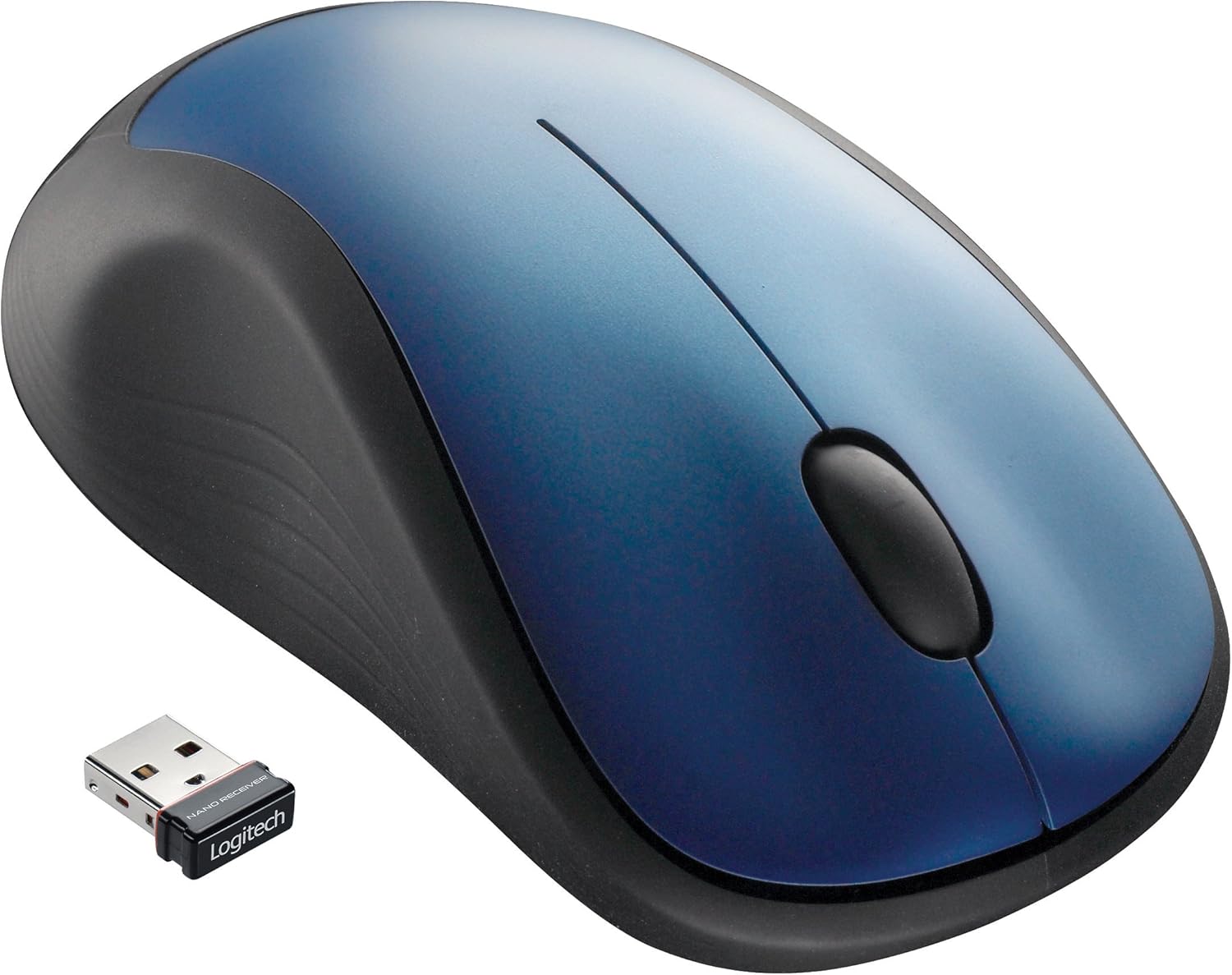 Logitech M310 - Mouse (RF Wireless, blu, AA, ottico, Windows XP/Vista/7 Mac OS X 10.4, USB) (ricondizionato certificato) - immagine 3