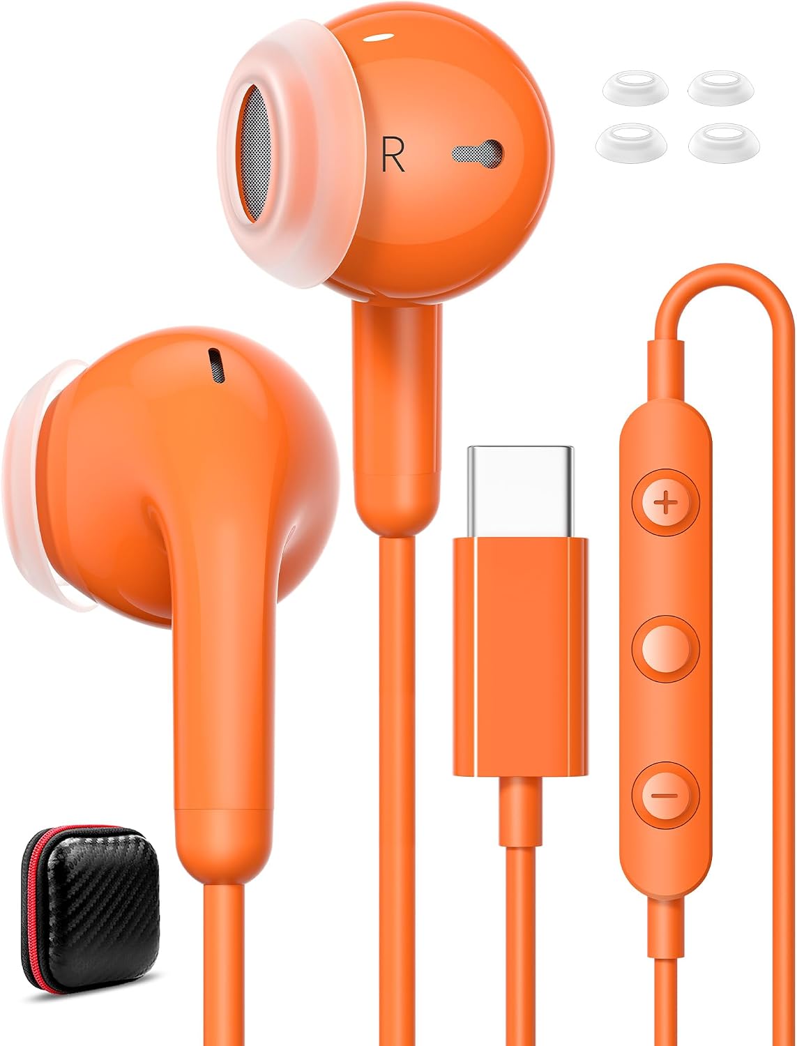 Cuffie USB C per Redmi Note 15 Pro+ per HONOR 400 Lite In-Ear HiFi ...